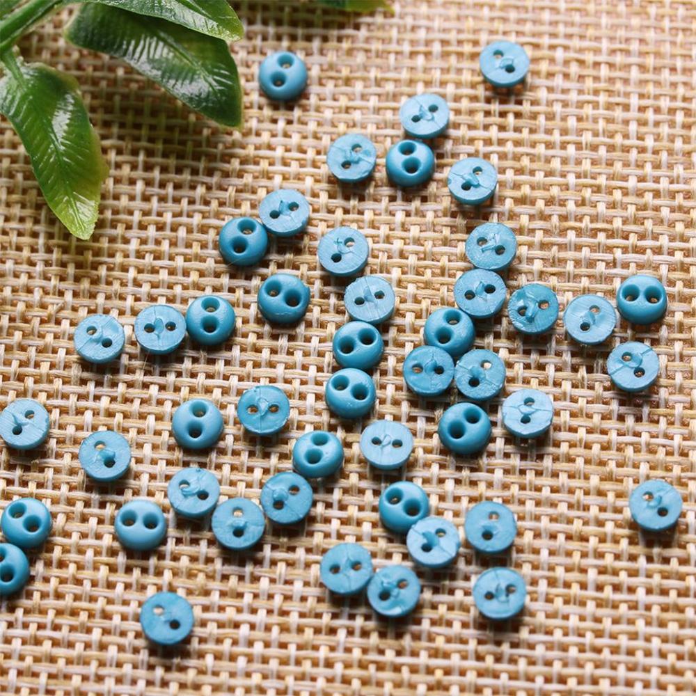 3/4/5 mm 2 Holes Round DIY Doll Clothes Doll Buttons Sewing Supplies Mini Buttons BJD Accessories
