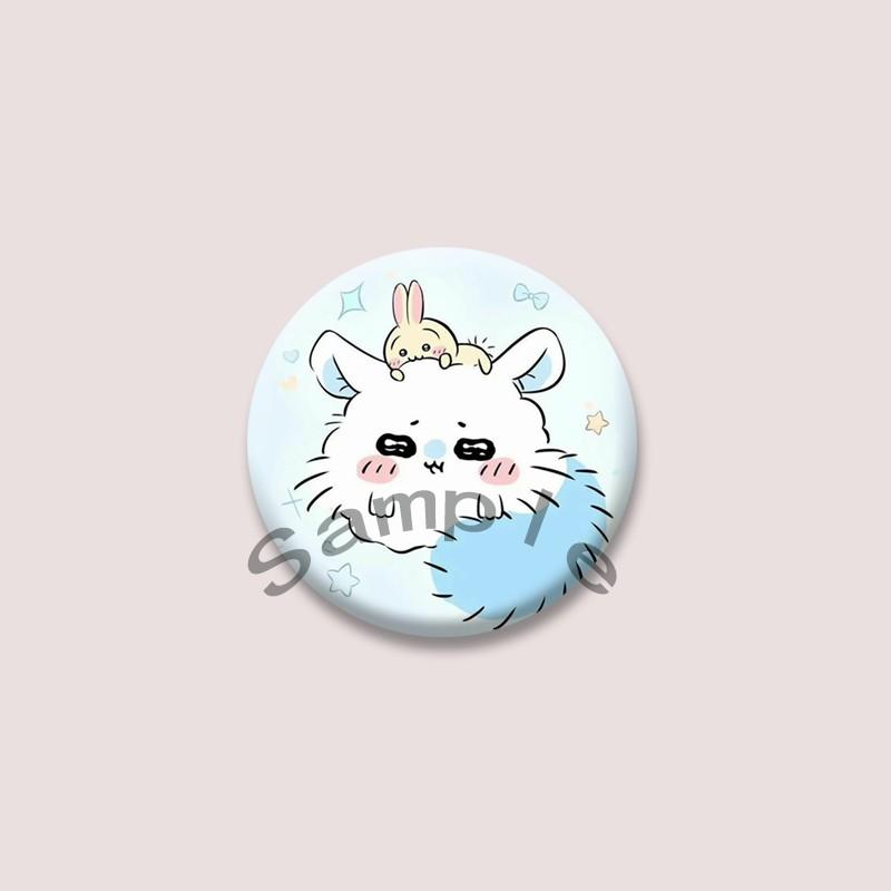 Manga Peripheral Chiikawa Icons Badge Cute Cartoon Characters Enamel Brooch Clothing Bag Accessories Jewelry Pins Kids Toys Gift