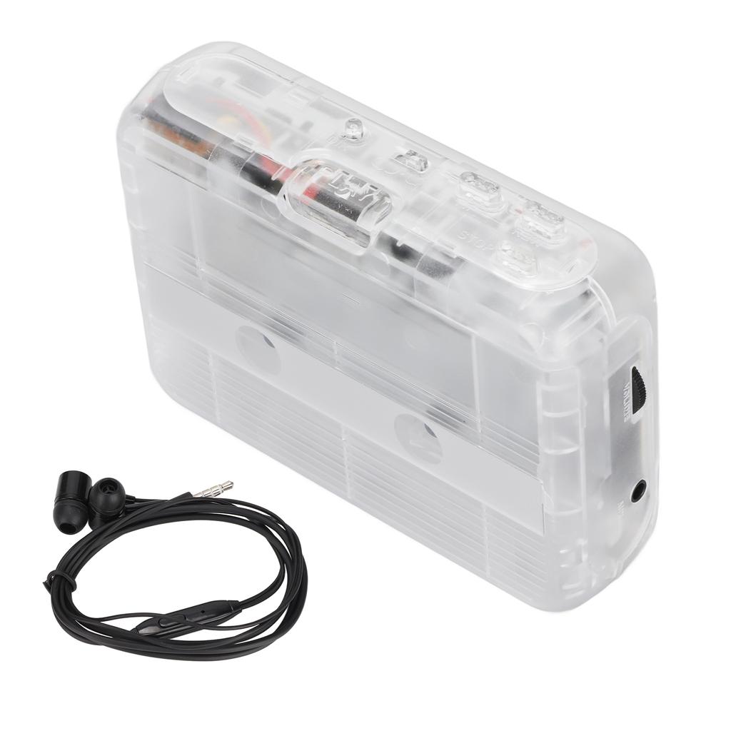 FM-радио кассетный плеер классический стиль многофункциональный Bluetooth 5.0 портативный кассетный плеер прозрачный