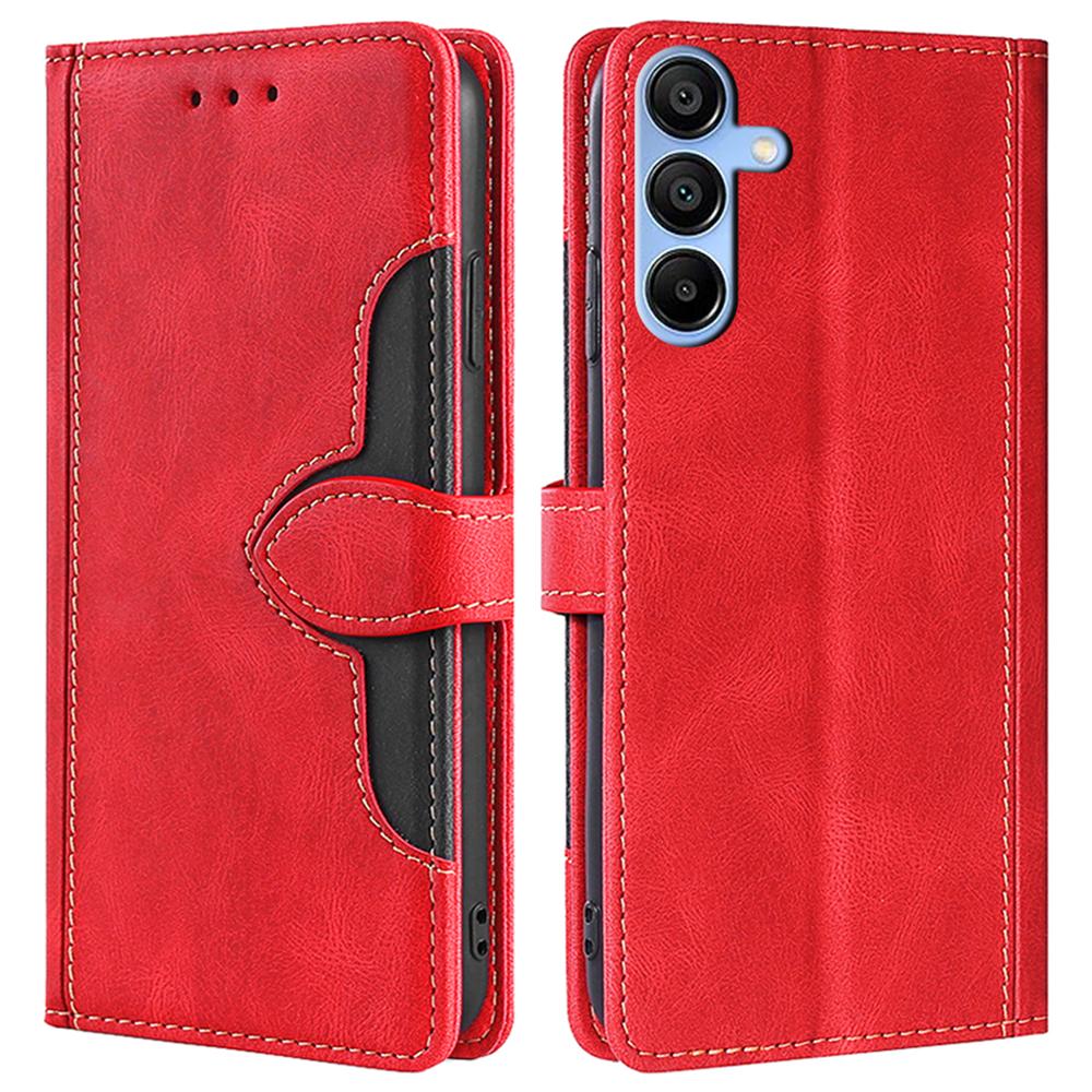 Чехол для Samsung Galaxy A15 4G/A15 5G, дизайн «Соломенная шляпа», PU кожа, подставка, кошелек, чехол для мобильного телефона