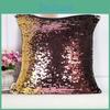 Luxurious Sequin Pillow Cover Double-sided Reversible Meteor Shower Design For Sofa Or Bedroom Decor