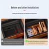 Dual-Layer Silicone Organizer with Mat for Yu7 Center Console Armrest Box
