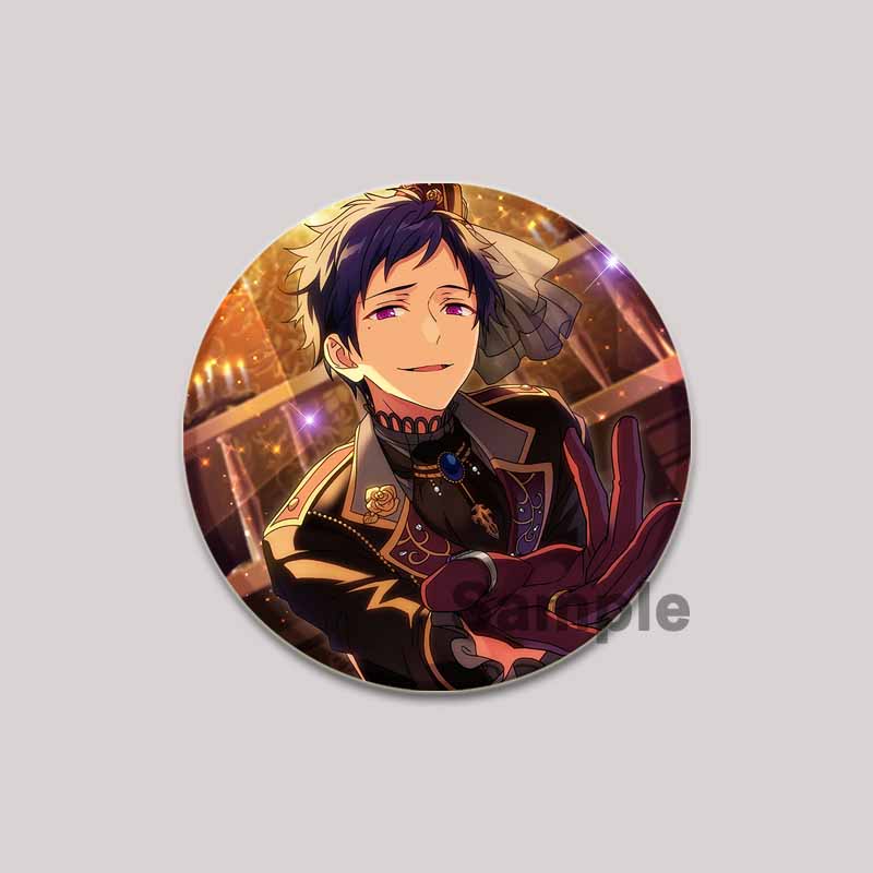 32/44/58 мм ансамбль звезд лацкан значок круглая аниме брошь Юдзуру Фусими значок для рюкзака одежда эмалированная булавка мультфильм косплей подарок аксессуар