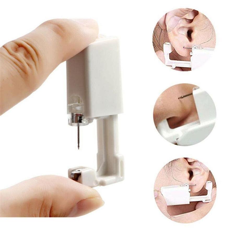 Disposable Sterile Nose Rings Stud Piercing Unit Earring Kit Set Gun Tool