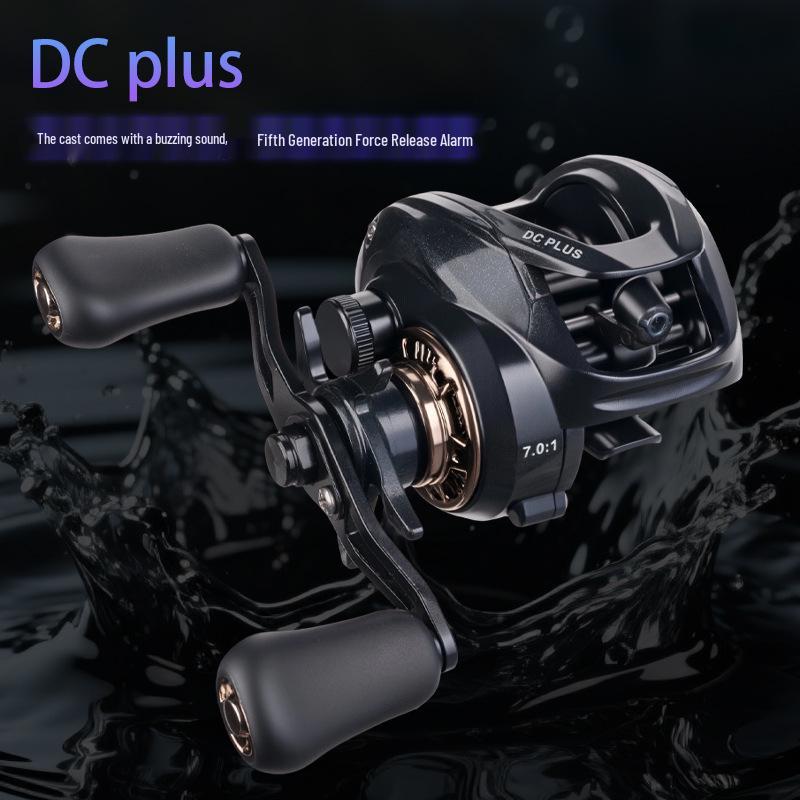Кастинговая катушка Blue Boat DC PLUS: Катушка для микроджига со встроенным звуком заброса, системой защиты от обратного хода и двойным тормозом.