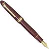 Sailor 1911 Gold Profit Large 21K LEFTY Fountain Pen Maroon Fine Nib 11-2023-232 with Converter