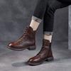 Short Boots Vintage Small Leather Shoes