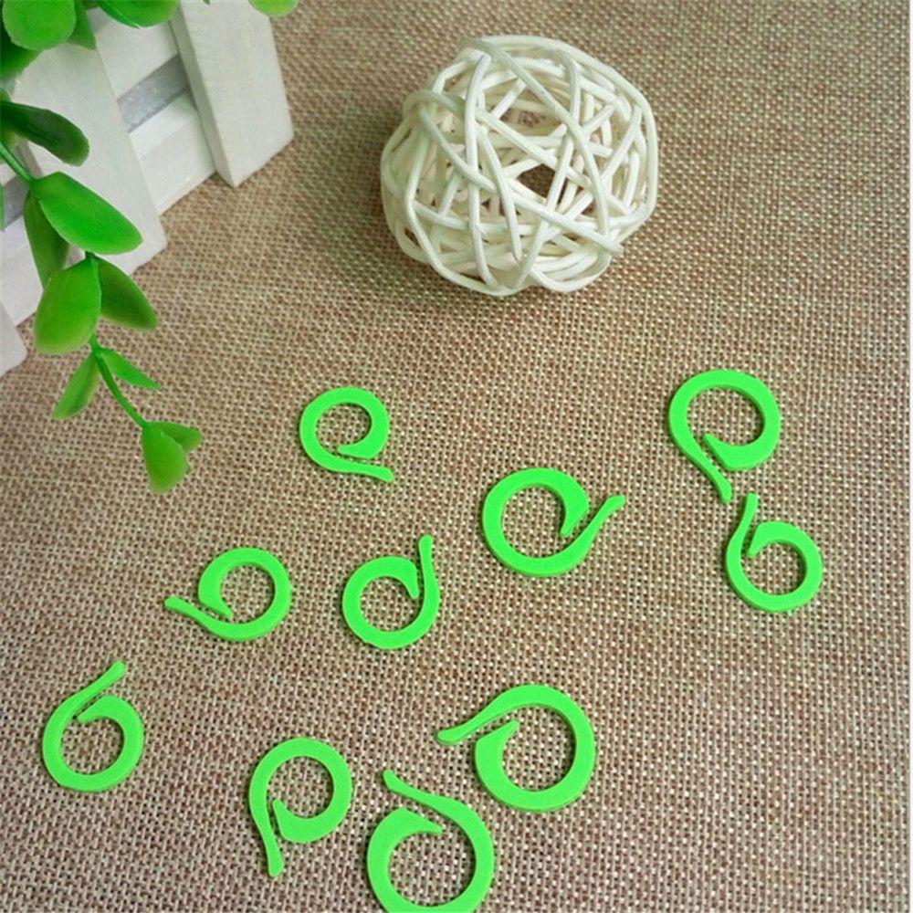 Craft Plastic Sewing Accessory Counting Ring Knitting Tool Locking Stitch Markers Mark Circle
