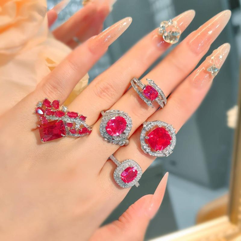 Sace Gems Классическое кольцо из медного сплава с цирконом, женские ювелирные изделия, свадебный подарок для вечеринки