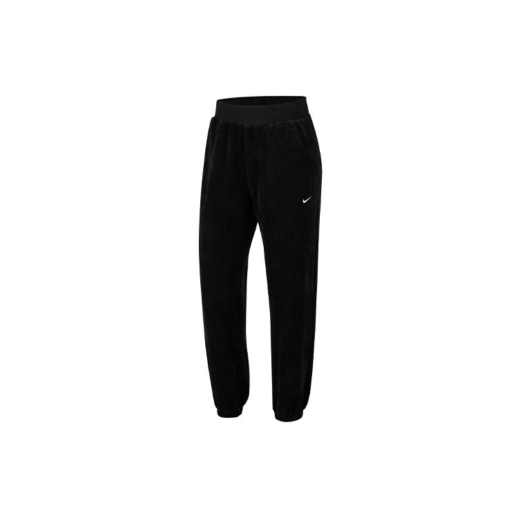Nike Спортивная одежда повседневные трикотажные спортивные штаны с манжетами женские брюки черные DD7104-010