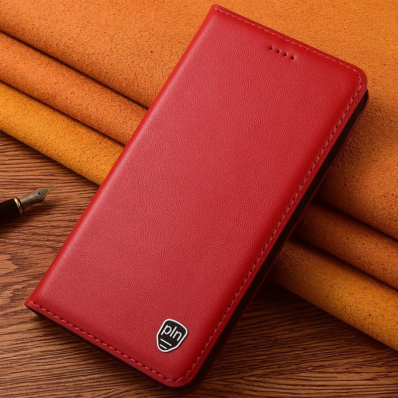 Genuine Leather Flip Anti-drop Phone Bumper Case for Redmi Turbo 4 Pro Redmi Turbo 4 Redmi Turbo 3 Full Body Protective Cover