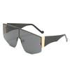 New European and American one-piece large-frame sunglasses, UV-proof men's and women's fashion sunglasses