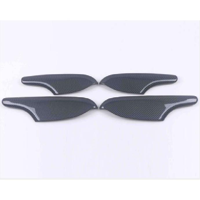 For Honda Civic Sedan Carbon Fiber Door Armrest cover trim 4pcs