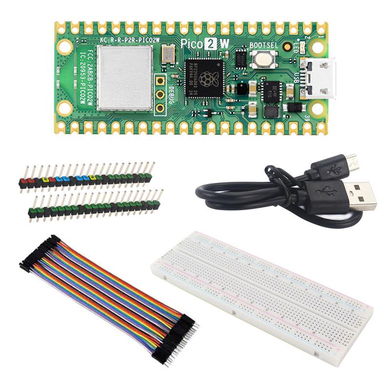 Raspberry Pi Pico W 2: Двухъядерная плата разработки RP2350, WiFi 4, Bluetooth 5.2