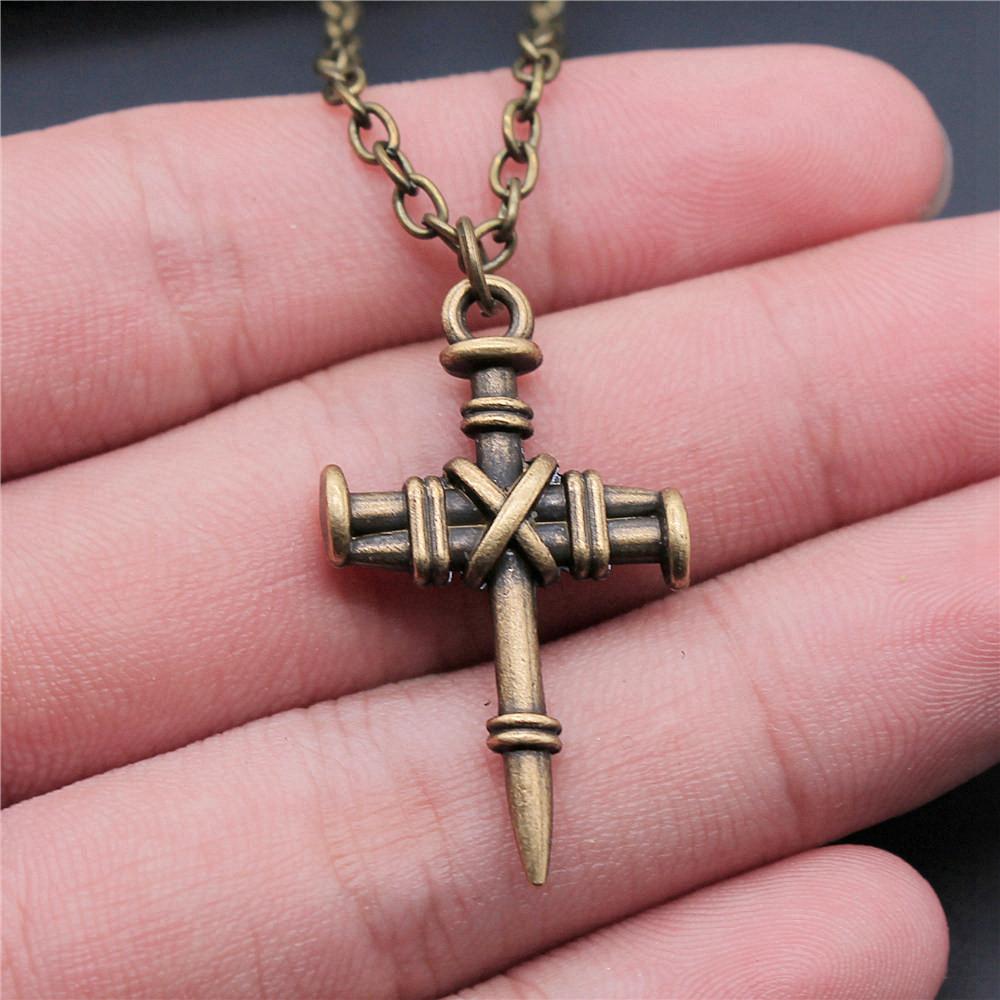 Крест Талисман Амулет 45 см или 70 см Длинная Цепочка Ожерелье Женские Украшения Пляжные Тенденции Художественные Принадлежности