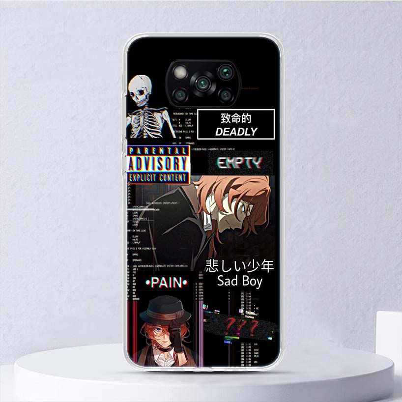 Bungo Stray Dogs Накахара Чуя Мягкий Чехол Для Xiaomi Poco X7 X6 X5 X4 X3 Nfc F7 Ultra F6 F5 Pro Чехол Для Телефона F4 Gt F3 M5S M4 M3