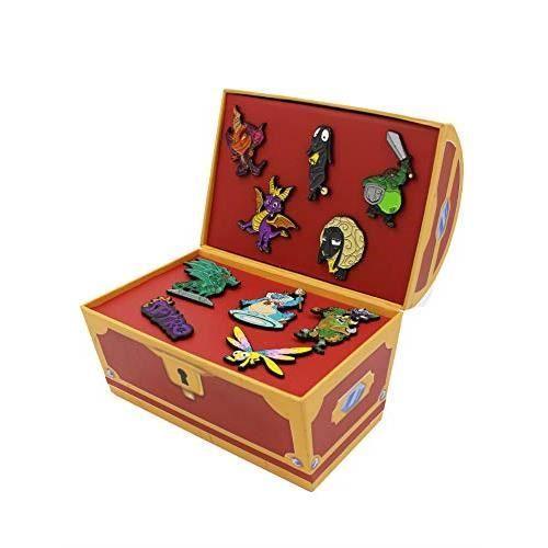 Coffre Spyro The Dragon incluant 10 Pins Officiels (Edition Limitée)