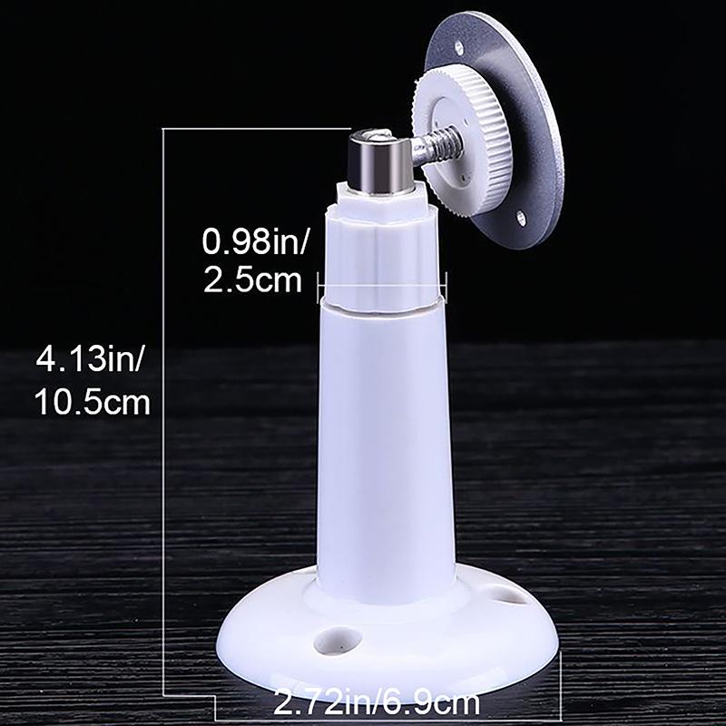 1 шт. Базовый кронштейн для умной камеры Без сверления Наклеивание Подвешивание Настенное крепление Перевернутая установка Держатель Крепление для комнатной камеры