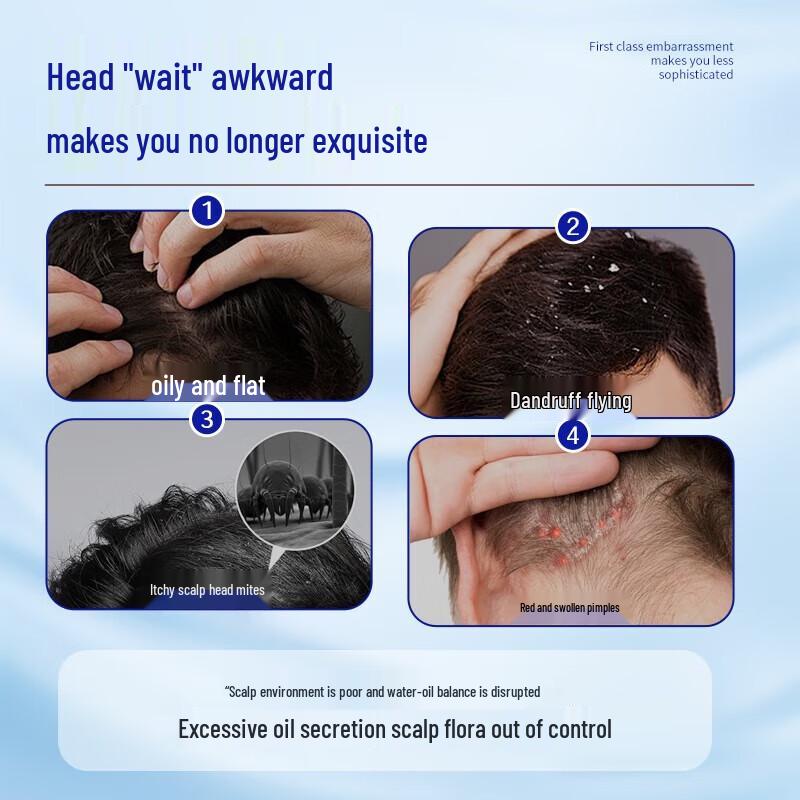 HAIYANGZHIZUN Water-Cool Oil Control Anti-Dandruff Men's Shampoo