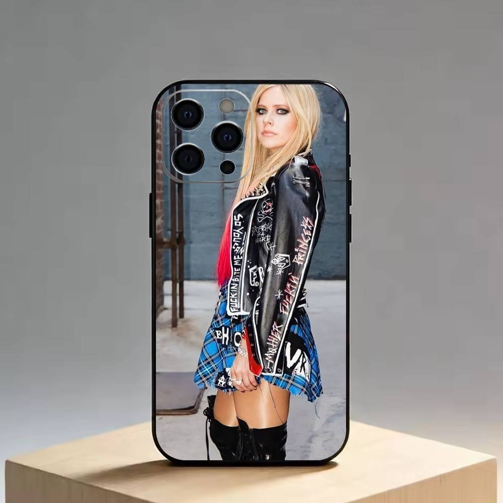 A-A-Avril Чехол для телефона Силиконовый Мягкий Для IPhone 17 16 15 14 13 12 11 X XR Plus Pro Max Plus