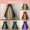 Women Halloween Medieval Fancy Cosplay Costume Stitching Lace Up Maxi Dress