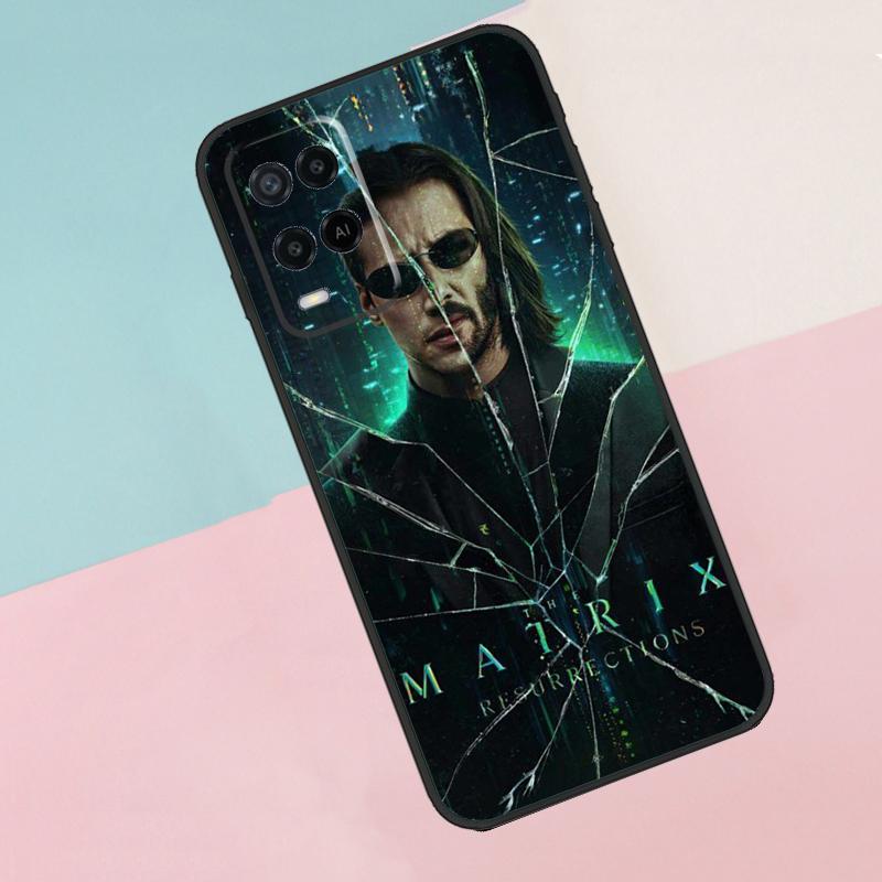 Matrix 4 Art For Oppo A74 A94 A54 A80 A78 A98 A40 A60 A18 A38 A58 A15 A17 A77 A57S A16 A76 A96 Phone Case