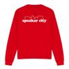 Old School Unisex Adult Speaker City Logo Sweatshirt