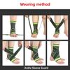 Hot Selling Elastic Sprain Plantar Fasciitis Sports Foot Socks Ankle Brace Compression Support Guard Sleeve for Fitness Safety