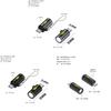 Портативный светодиодный фонарик для смартфонов с разъемом Type-C, высокая яркость, компактный дизайн