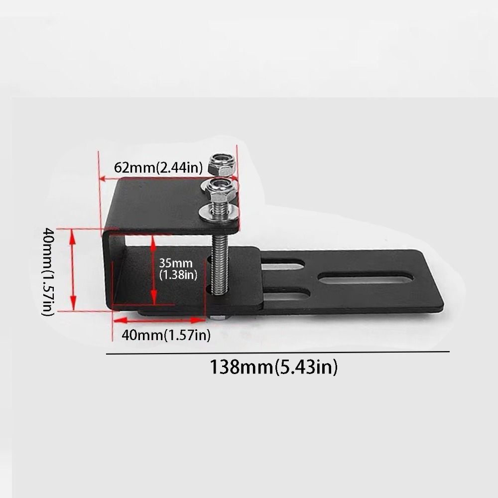 1 PC Durable Iron Roof Rack Light Bracket Universal Fit Light Bar Mount  Off-Road Vehicles