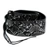 Guitar Strap Gray Python Guitar Belt Adjustable PU Leather Snake Pattern Bass Folk Stylish Cool Acoustic Folk Classic Electric Guitar LP-works