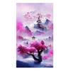 Китайский журавль, большой 5D DIY наборы алмазов для рисования, цветы, горное озеро, пейзаж, полный горный хрусталь, алмазная мозаика, вышивка S393