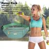 Unisex Waist Bag Adjustable Elastic Strap Zipper Closure Large Capacity Lightweight Outdoor Sports Fanny Pack Stall Owner Purse Outdoor Chest Bag