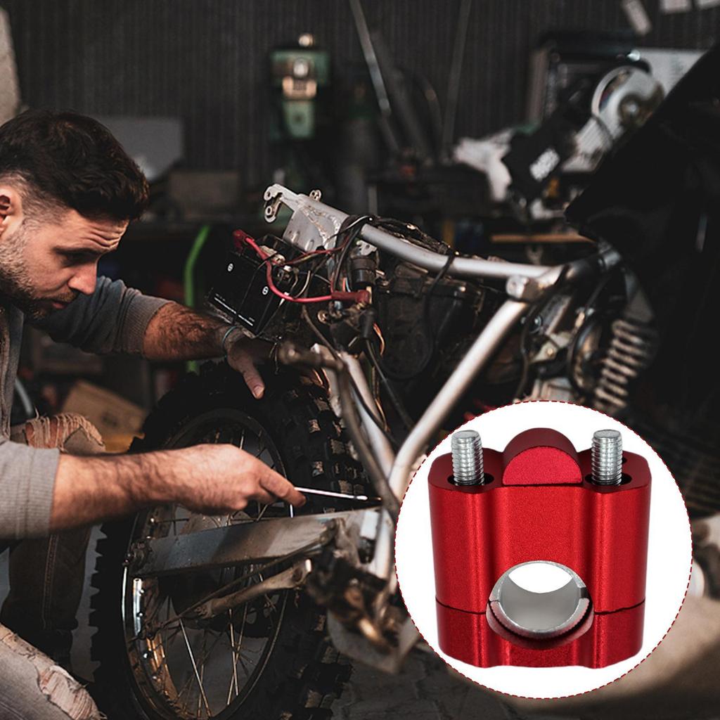 Проставка руля Алюминиевый сплав Зажим Крепление руля мотоцикла Зажим для крепления руля для ATV Мотокросс Модификация Езда