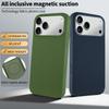 Высококачественная технологичная тканая магнитная чехол-книжка для IPhone 17 Pro Max Технология плетения Беспроводная зарядка Ударопрочный чехол