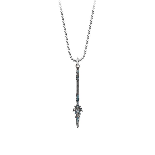Genshin Impact Оружие Ожерелье Волчье Надгробие Колье Ожерелья Меч Кулон Цепи Из Бисера Ожерелье для Женщин Мужчин Ювелирные Изделия Подарок
