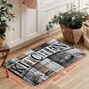 1 шт., мягкий кухонный ковер с буквенным принтом, анти-усталость, кухонный коврик, водонепроницаемый нескользящий набор ковриков, коврик для бегуна, прикроватный ковер, впитывающий ковер для кухни