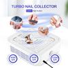 120W Powerful Nail Dust Collector With 2 Filter Super Suction Brushless Nail Dust Extractor Nail Art Manicure Fan Vacuum Cleaner