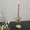 Single Head French Bow Candlestick Wrought Iron Wedding Candle Stand  Window Display
