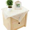 Lace Tablecloth, Rug, Side Table, Mini Chest, Scandinavian Style, TV Cover, Dustproof, 60cm X 60cm, White