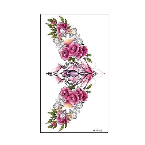 Temporary Tattoo Removable Decorative Paper Eco-friendly Fake Sticker Home Use