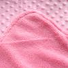Двухслойный теплый плед для коляски и прогулок Bean Bubble – Мягкий, однотонный дизайн для младенцев