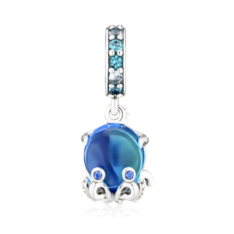 Pandora Charm Dangle Murano Glass Octopus 791694C01