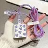 5 шт. Защитный чехол для зарядного устройства Защита кабеля Для iPhone 18 Вт/20 Вт Кабель быстрой зарядки Защитная веревка для зарядного устройства от разрыва