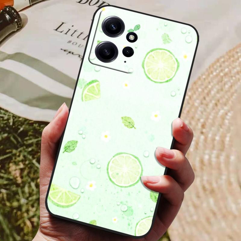 Для Redmi Note 12 4G Чехол Силиконовая Задняя Крышка Чехол для Телефона для Xiaomi Redmi Note12 4G Чехлы Redmi Note 12 4G 2023 Мягкий Бампер coque