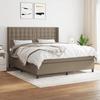 VidaXL Divan Bed with Mattress Taupe 160x200 Cm Fabric - Model 3131765