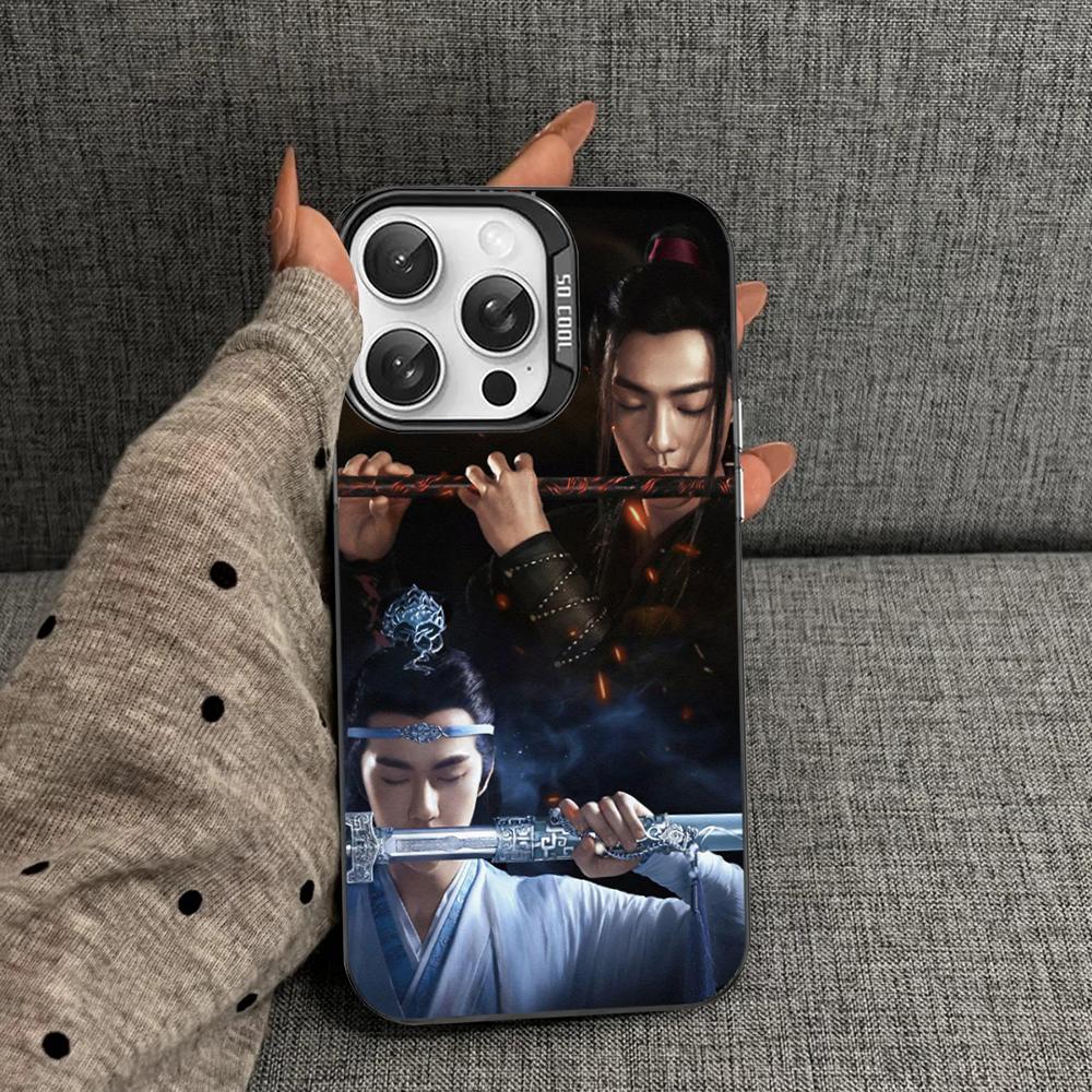 ChenQingLing Неукротимый Ван Ибо Сяо Чжань Чехол для телефона для iPhone 16 15 14 13 12 11 Pro Max X XR 8Матовый Ударопрочный Задний чехол