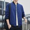 Новая куртка Ins Мужская корейская модная тонкая повседневная куртка с воротником-стойкой Мужская модная