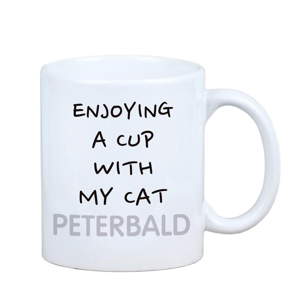Peterbald -Kubek Z Grafiką I Napisem Marki Art-Dog