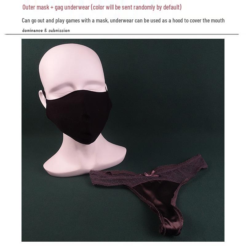 Сет: Скрытые зажимы для сосков и SM-ошейник: Унисекс Игрушки для Активного Отдыха с Маской для Пениса и Анальной Пробкой